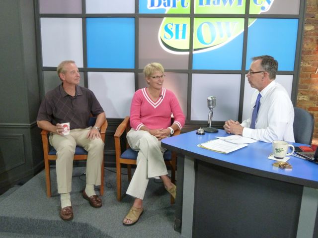 Mark Behm and Elaine Crosby with Bart