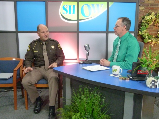 Sheriff Steve Rand with Bart