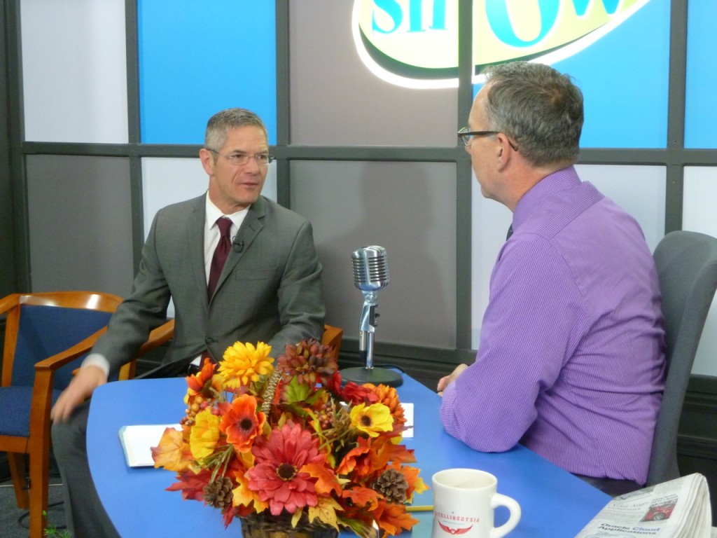 Mark Schauer with Bart