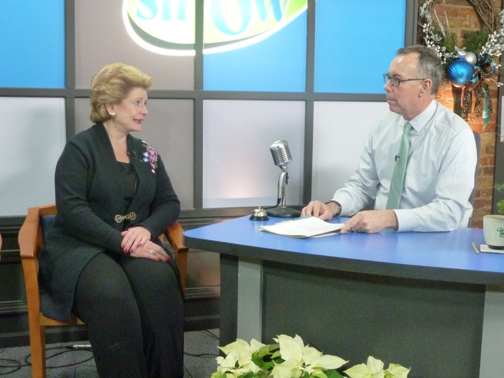 Senator Debbie Stabenow with Bart