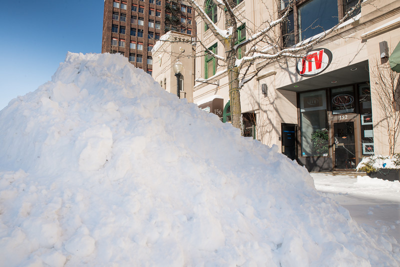 downtown snow