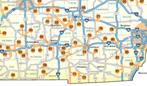 mdot traffic map mo.