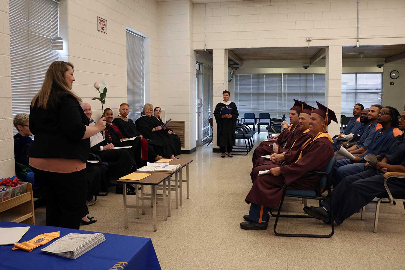 Jackson College Prison Education Initiative Hosts Graduation, Award