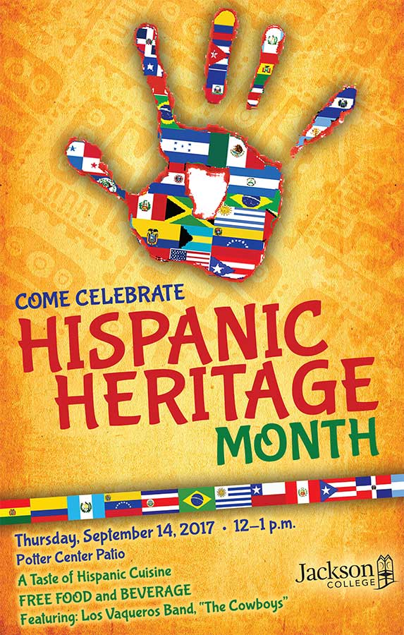 Hispanic Heritage Month 2017 Poster Jtv Jackson