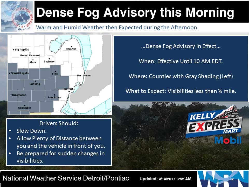 Fog Advisory Early, Then Summer-Like Weather - JTV Jackson