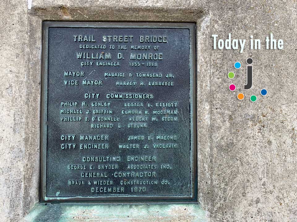 Tij Trail Street Bridge Plaque Jtv Jackson