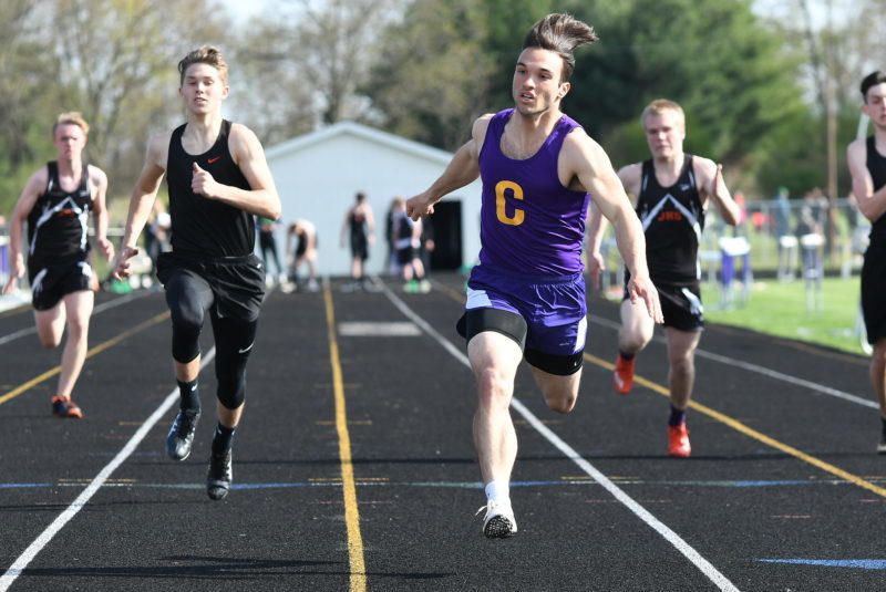 Concord High School track and field athlete Vincent Giuliano