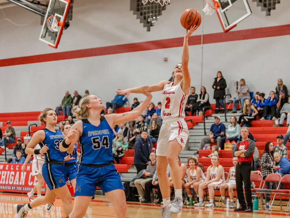 Springport vs Michigan Center Girls Basketball