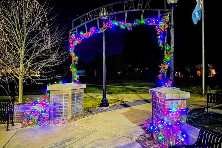 Jackson Parks Group Lights up Neighborhood Parks for Holiday Season