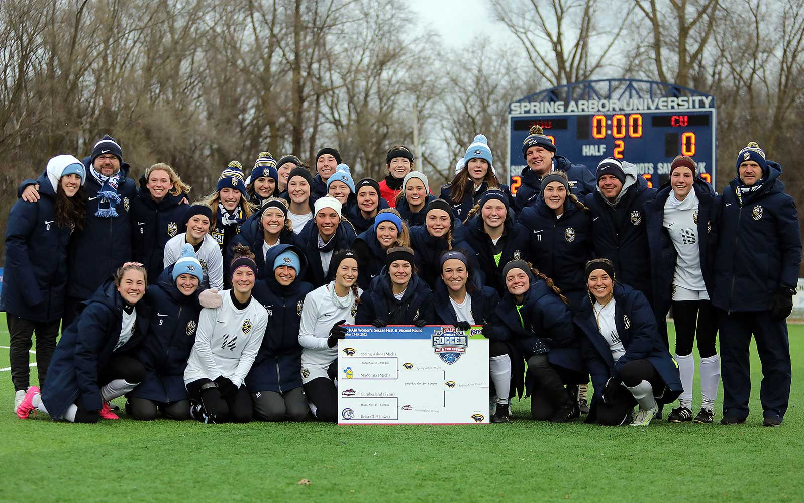 Spring Arbor Women’s Soccer Defeats Cumberland, Crist NAIA’s