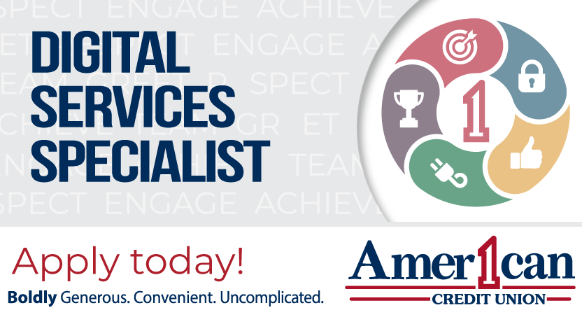 American 1 Credit Union Digital Service Specialist- Home Office