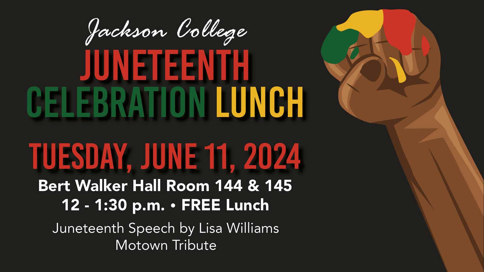 Jackson College hosts Juneteenth Luncheon Tuesday