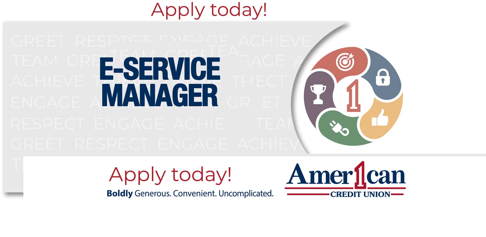 American 1 Credit Union E-Service Manager