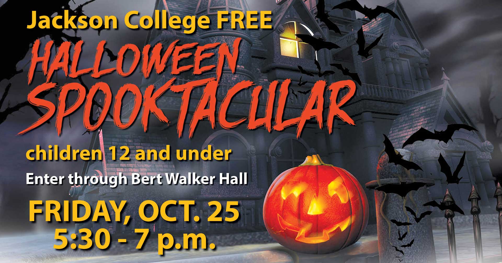 Jackson College Hosts 9th Annual Free Halloween Spooktacular for Children