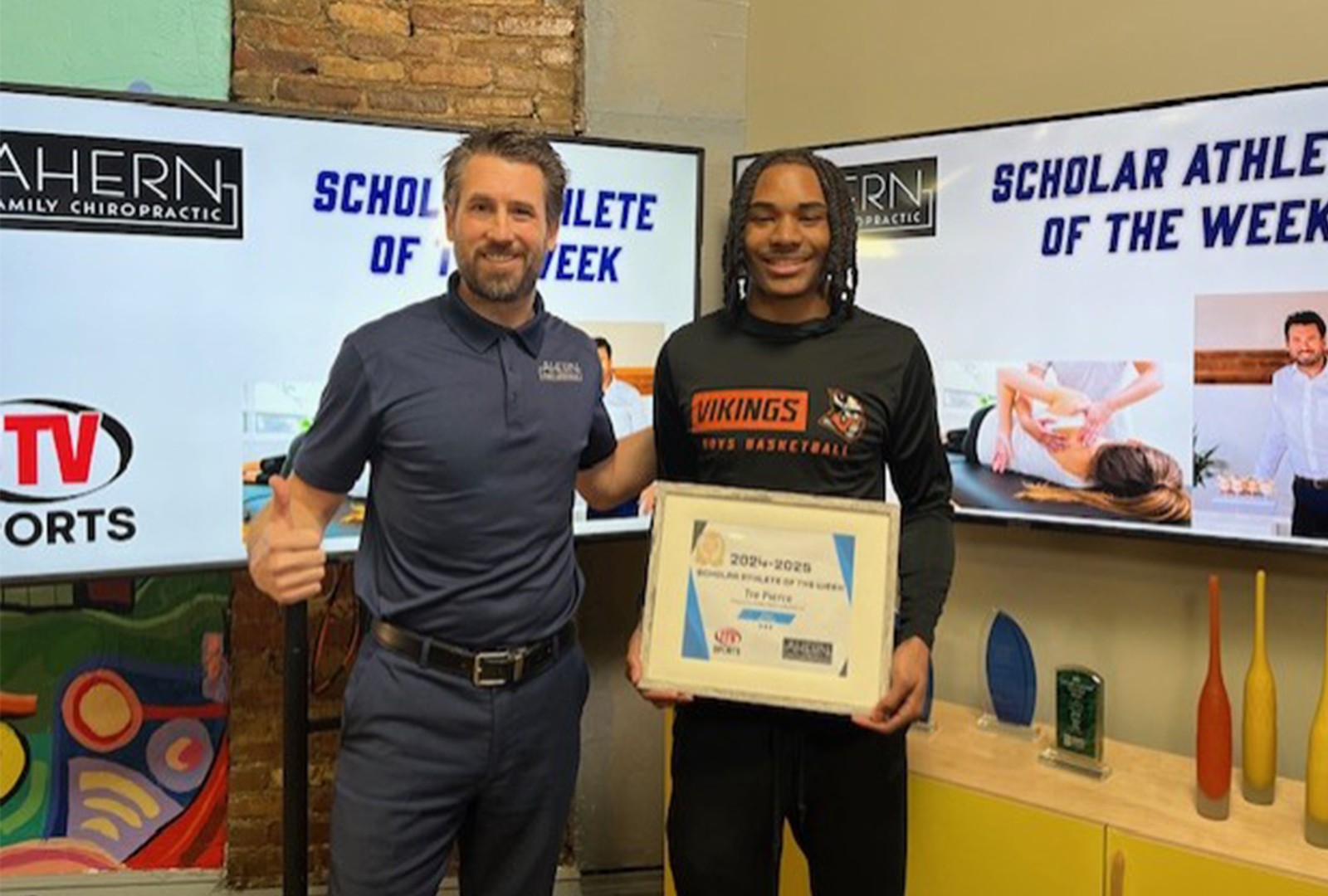 Ahern Family Chiropractic Scholar Athlete of the Week: Tre Pierce  – Jackson High School