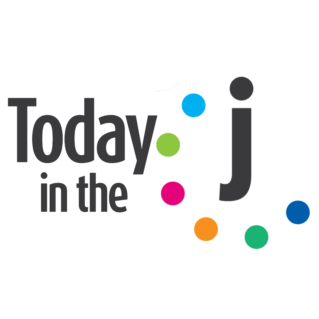 today in the j-logo
