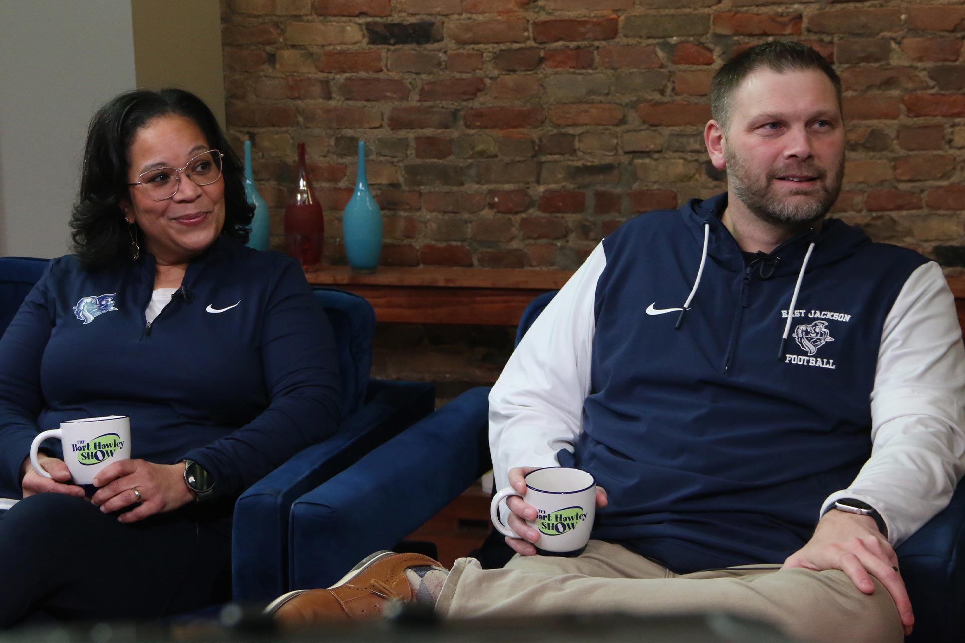 Superintendent Jeff Punches & Jeanne Olivier, East Jackson Community Schools